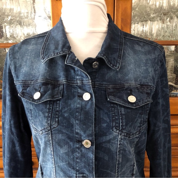 EUC Joseph Ribkoff leaf print jacket - Picture 5 of 8